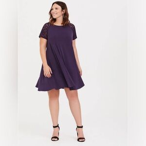 Torrid Purple Dress 00X